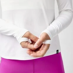 Brooks Women's Luxe Long Sleeve Performance Running Top - White 7 Brooks Women's Luxe Long Sleeve Performance Running Top - White -TCRunning Shop 221683 100 d1 luxe womens long sleeve running shirt