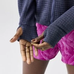 BROOKS Women's Activate Midweight Hoodie (476 - Heather Nightshadow) -TCRunning Shop 221684 476 d1 activate midweight hoodie womens running hoodie