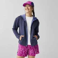 BROOKS Women's Activate Midweight Hoodie (476 - Heather Nightshadow)