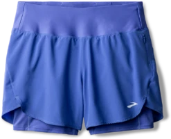 BROOKS Women's Chaser 5" 2-in-1 Short 2.0 (439 - Bluebell)