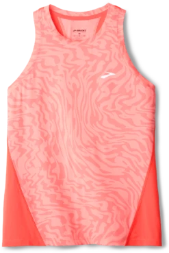 BROOKS Women's Sprint Free Tank 3.0 (622 - Neo Cayenne Speedscape)