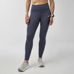 BROOKS Women's Momentum Thermal Tight 2.0 (459 - Dark Nightshadow/Speed Logo)