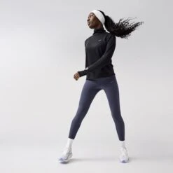 BROOKS Women's Momentum Thermal Tight 2.0 (459 - Dark Nightshadow/Speed Logo) -TCRunning Shop 221737 459 mv2 momentum thermal tight 2 womens thermal running tight