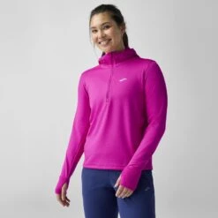 BROOKS Women's Notch Thermal Hoodie 3.0 (588 - Magenta)