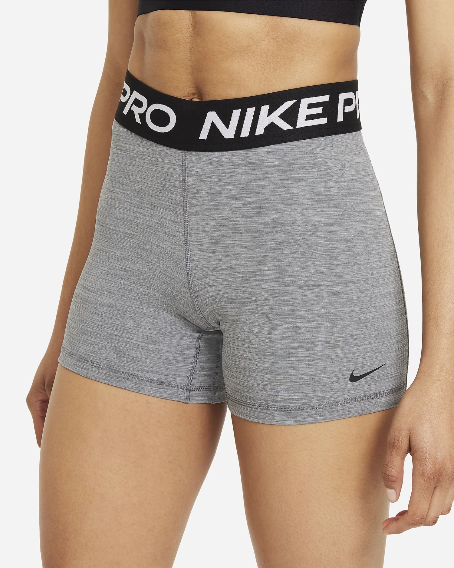 Nike Women's Pro 365 5" Training Shorts - Smoke Grey/Black 1 Nike Women's Pro 365 5" Training Shorts - Smoke Grey/Black
