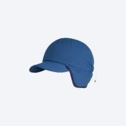 Brooks Shield Hybrid Running Hat with Ear Flaps - Blue Ash/Navy