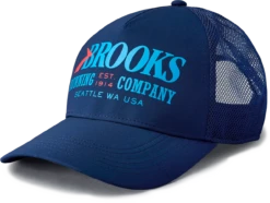 Brooks Surge Trucker Hat - Navy Performance Running Cap
