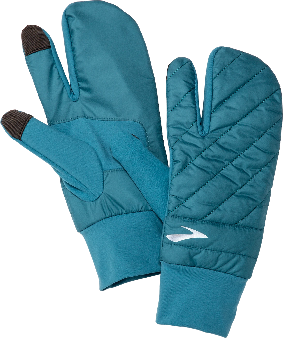 Brooks Unisex Shield Lobster Glove 2.0 - Storm Blue 1 Brooks Unisex Shield Lobster Glove 2.0 - Storm Blue