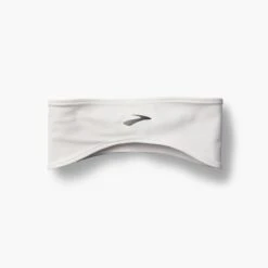 BROOKS Unisex Luxe Thermal Headband (100 - White)