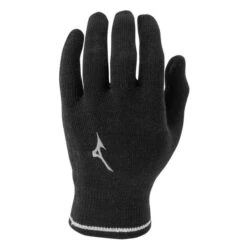 Mizuno Breath Thermo Knit Running Gloves - Black