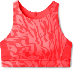 BROOKS Women's Drive 3 Pocket Run Bra (622 - Neo Cayenne Speedscape)