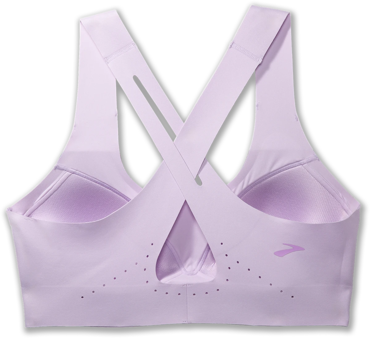 BROOKS Women's Dare Crossback Run Bra 2.0 (505 - Light Purple) 2 BROOKS Women's Dare Crossback Run Bra 2.0 (505 - Light Purple) - Image 2