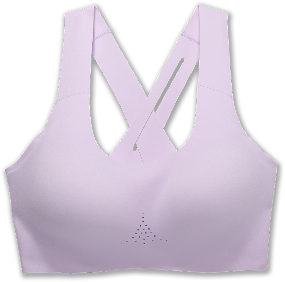 BROOKS Women's Dare Crossback Run Bra 2.0 (505 - Light Purple) 1 BROOKS Women's Dare Crossback Run Bra 2.0 (505 - Light Purple)