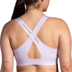 BROOKS Women's Dare Crossback Run Bra 2.0 (505 - Light Purple) 10 BROOKS Women's Dare Crossback Run Bra 2.0 (505 - Light Purple) -TCRunning Shop 350084 505 MB Dare Crossback Run Bra 2