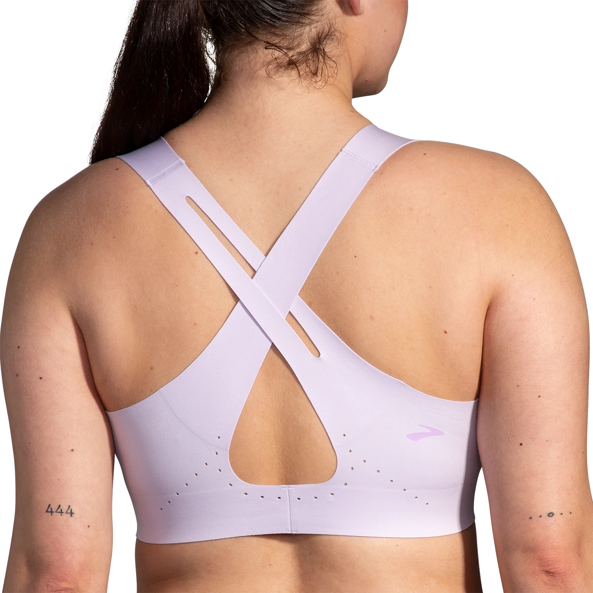 BROOKS Women's Dare Crossback Run Bra 2.0 (505 - Light Purple) 4 BROOKS Women's Dare Crossback Run Bra 2.0 (505 - Light Purple) - Image 4