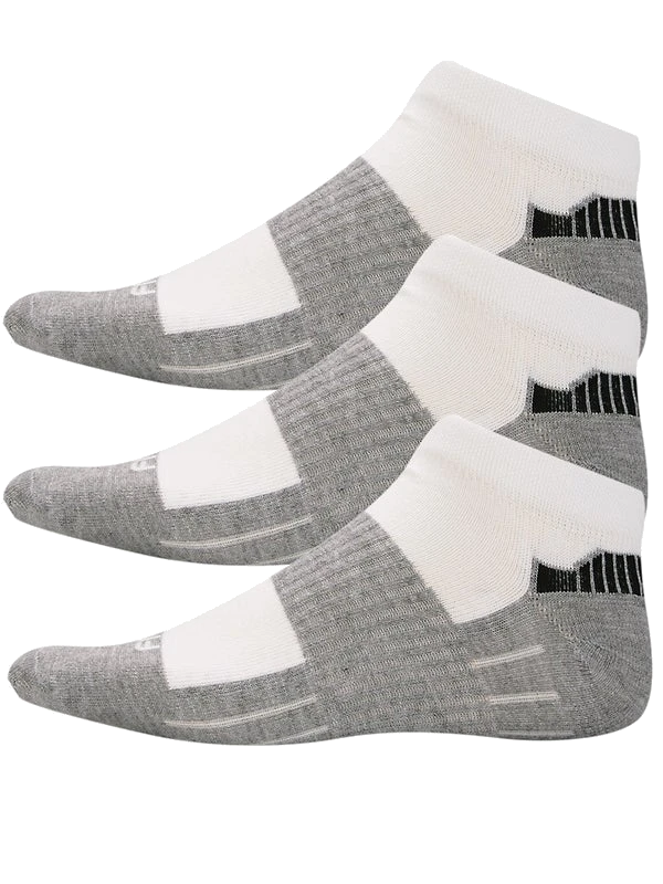 Unisex CX3 White Low 3-pair Pack (White) 1 Unisex CX3 White Low 3-pair Pack (White)