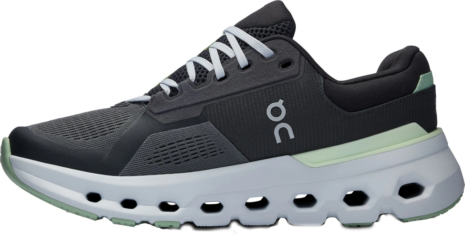 On Women's Cloudrunner 2 (Shadow/Lima) 2 On Women's Cloudrunner 2 (Shadow/Lima) - Image 2