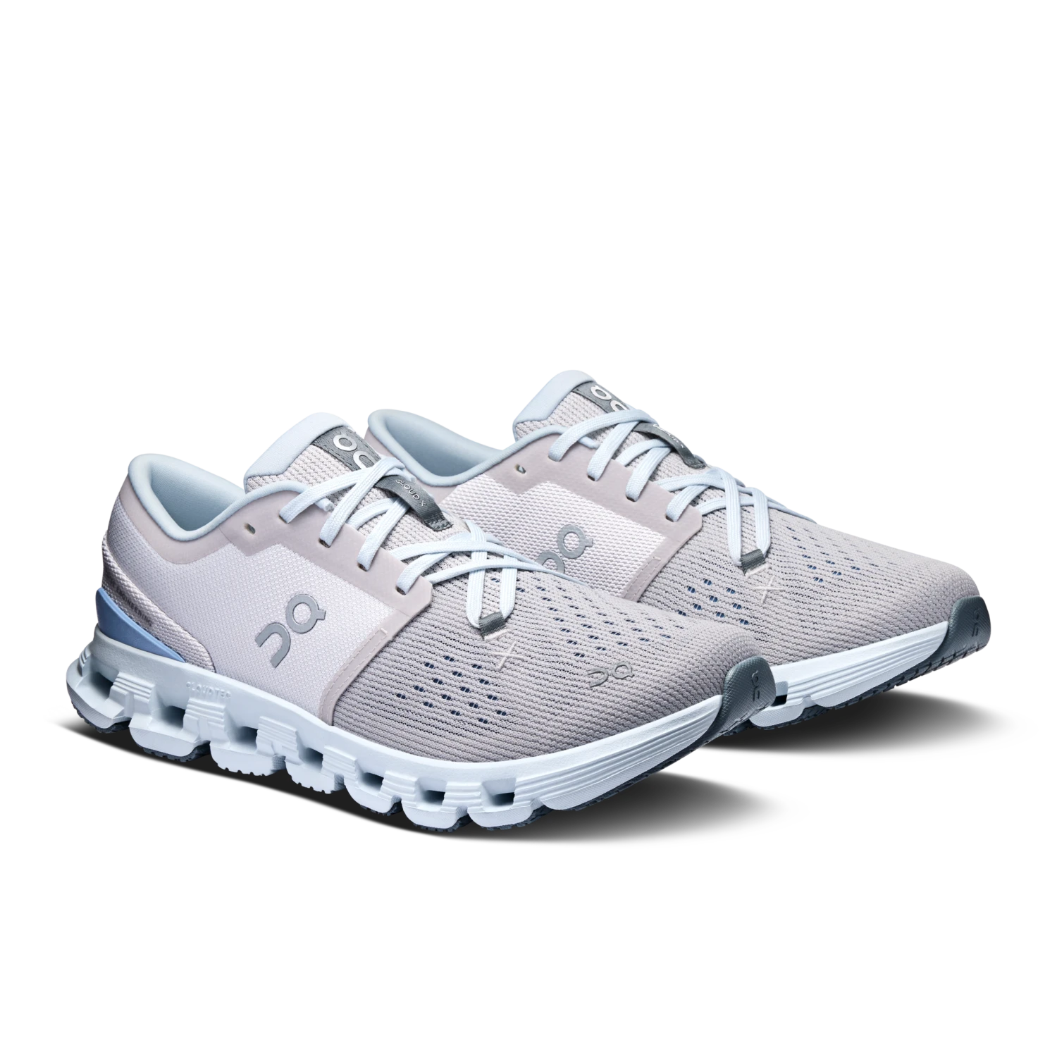 On Women's Cloud X 4 (Silver/Chambray) 3 On Women's Cloud X 4 (Silver/Chambray) - Image 3