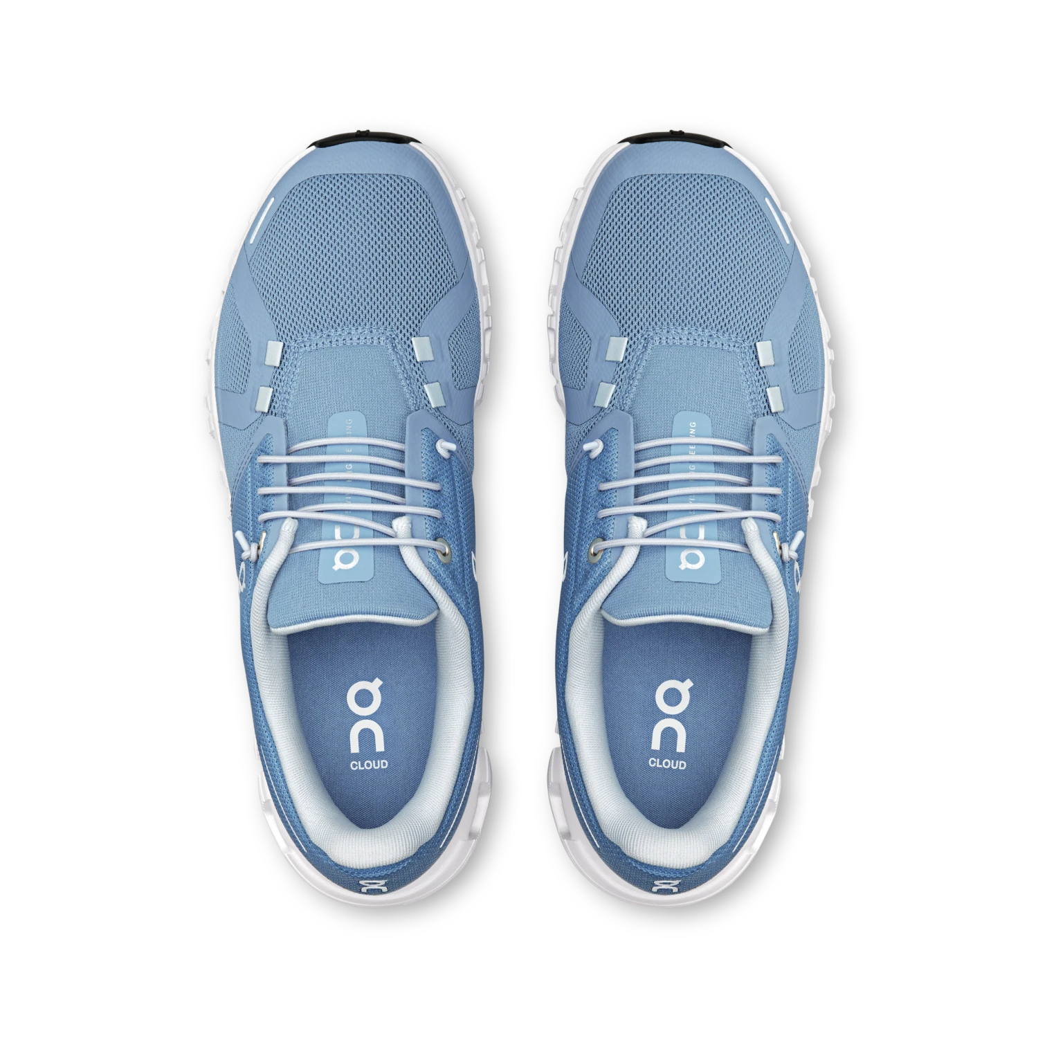 On Women's Cloud 6 (Chambray/White) 3 On Women's Cloud 6 (Chambray/White) - Image 3