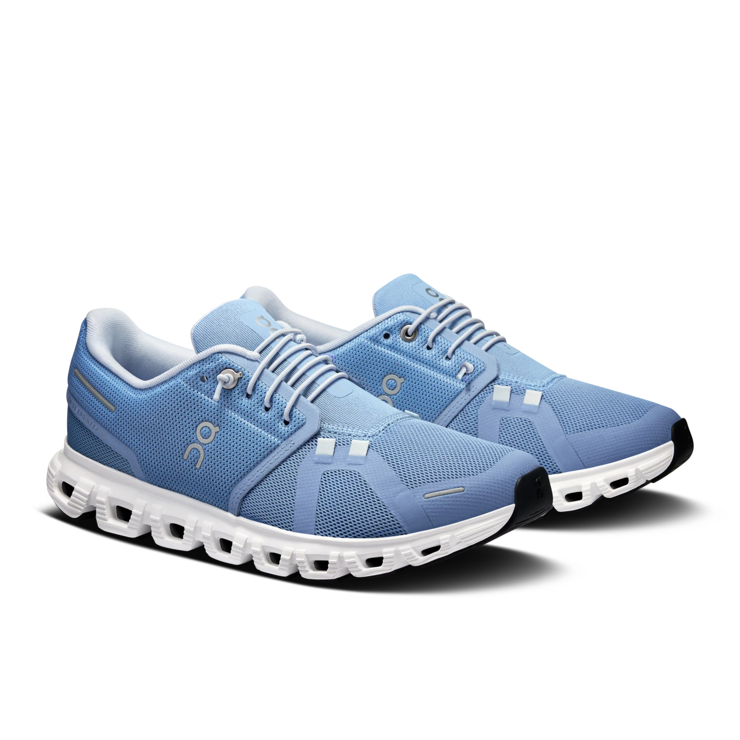 On Women's Cloud 6 (Chambray/White) 2 On Women's Cloud 6 (Chambray/White) - Image 2