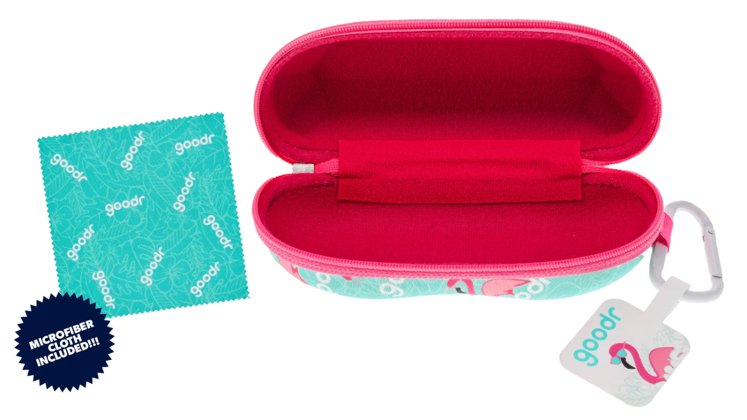 goodr Best Case Scenario Hard Sunglasses Case - Tropical Flamingo 5 goodr Best Case Scenario Hard Sunglasses Case - Tropical Flamingo - Image 5