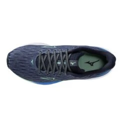Mizuno Men's Wave Rider 28 (8Z4S - Vintage Indigo/Neo Mint) -TCRunning Shop 411456 8Z4S 04