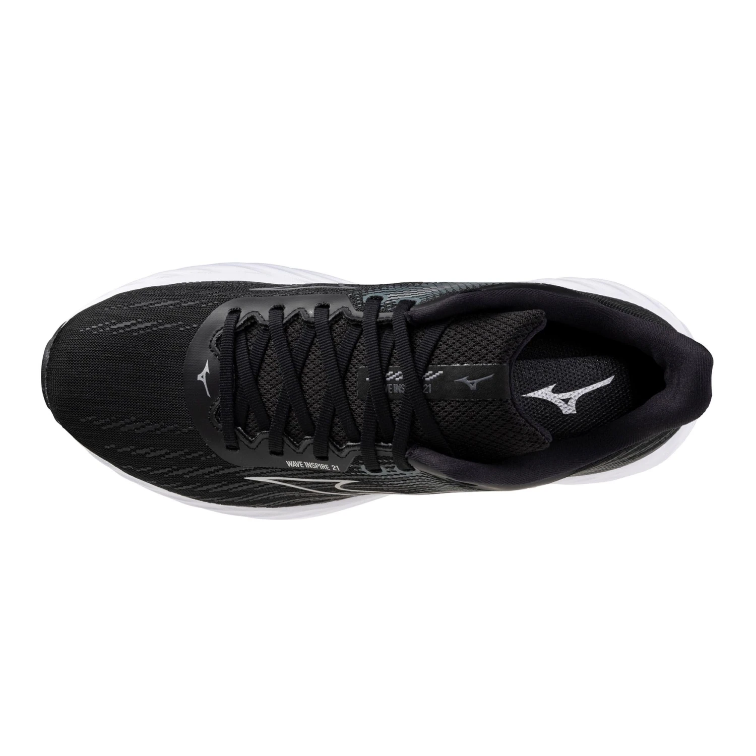 Mizuno Men's Wave Inspire 21 (9073 - Black/Silver) 7 Mizuno Men's Wave Inspire 21 (9073 - Black/Silver) - Image 7