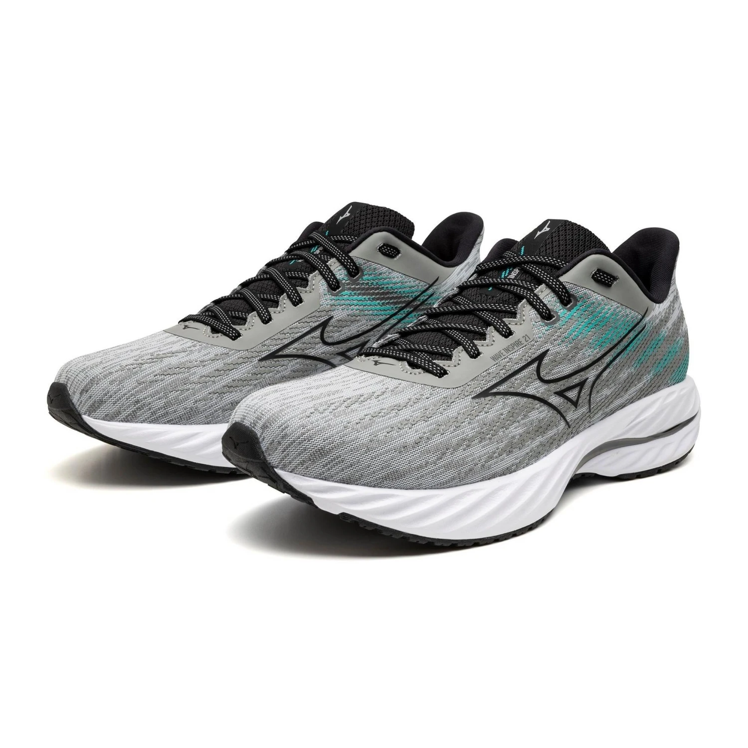 Mizuno Men's Wave Inspire 21 (UG90 - Ultimate Grey/Black) 3 Mizuno Men's Wave Inspire 21 (UG90 - Ultimate Grey/Black) - Image 3