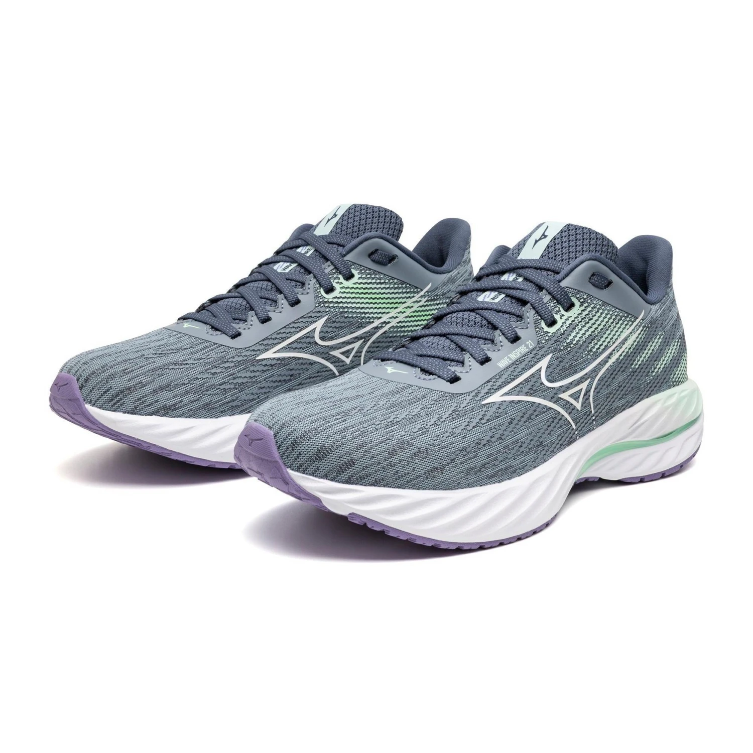 Mizuno Women's Wave Inspire 21 (9T00 - Tradewinds/White) 3 Mizuno Women's Wave Inspire 21 (9T00 - Tradewinds/White) - Image 3