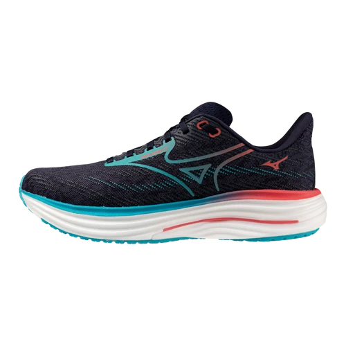Mizuno Men's Wave Rider 29 (9WCZ - Odyssey Grey/Capri Breeze) 4 Mizuno Men's Wave Rider 29 (9WCZ - Odyssey Grey/Capri Breeze) - Image 4