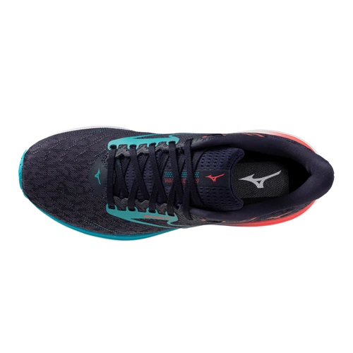 Mizuno Men's Wave Rider 29 (9WCZ - Odyssey Grey/Capri Breeze) 2 Mizuno Men's Wave Rider 29 (9WCZ - Odyssey Grey/Capri Breeze) - Image 2