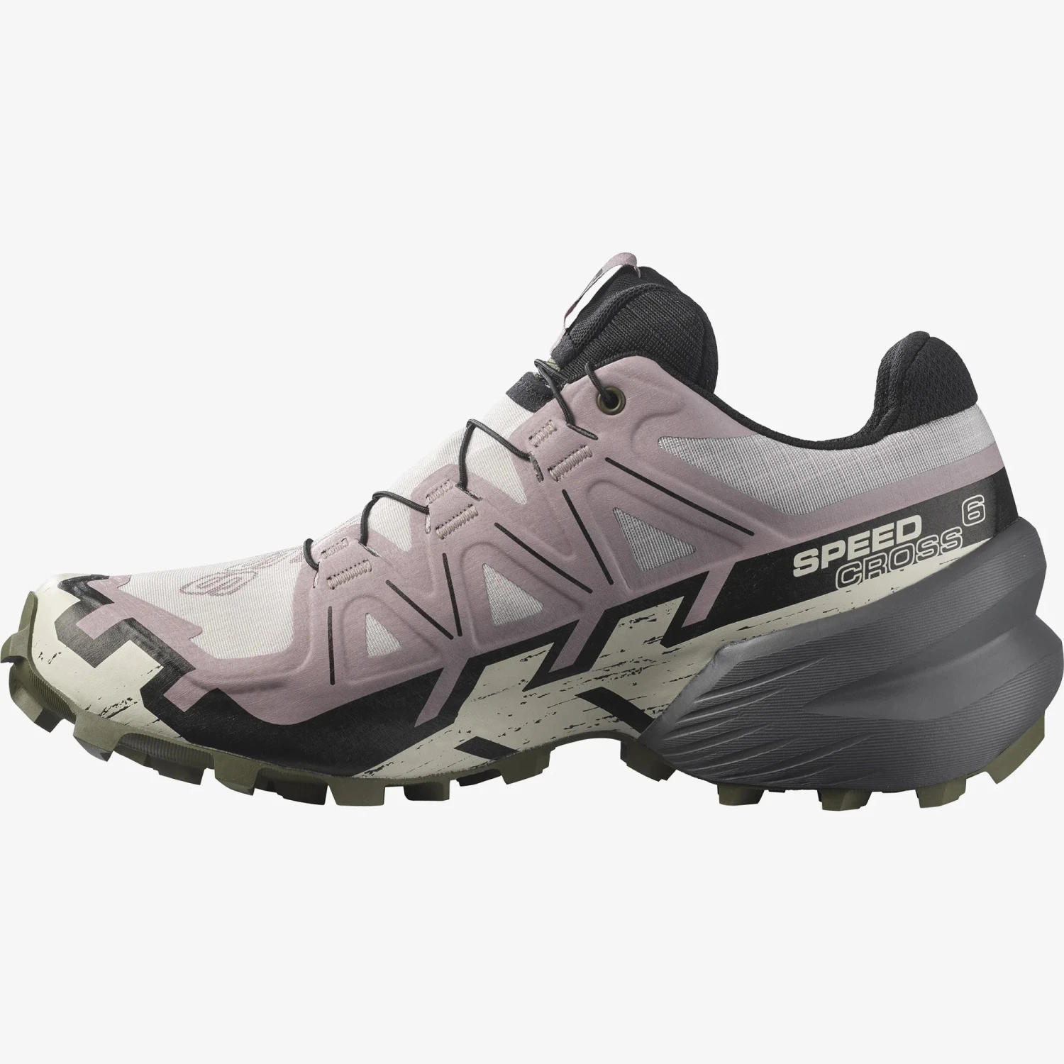 Salomon Women’s Speedcross 6 Gore-Tex (Ashes Of Roses/Black/Olive Night) 2 Salomon Women’s Speedcross 6 Gore-Tex (Ashes Of Roses/Black/Olive Night) - Image 2