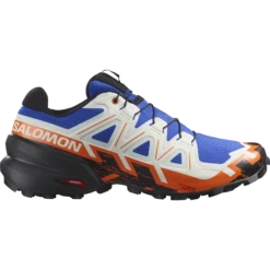 Salomon Men's Speedcross 6 (Lapis Blue/Black/Scarlet Ibis)