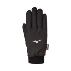 Mizuno Breath Thermo Wind Guard Gloves - Black