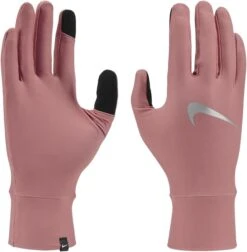 Nike Women's Dri-FIT Lightweight Gloves - Red Stardust/Silver