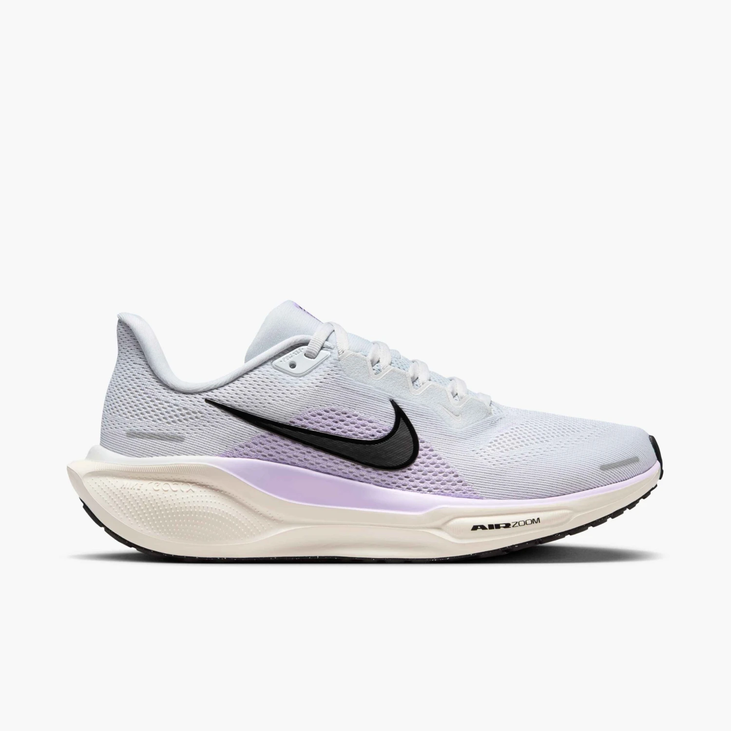 Nike Women's Pegasus 41 (004 - Pure Platinum/Black-Lilac Bloom) 1 Nike Women's Pegasus 41 (004 - Pure Platinum/Black-Lilac Bloom)