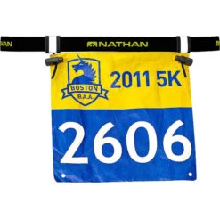 Nathan Race Number Nutrition Waistbelt - Lightweight No-Chafe Performance Belt