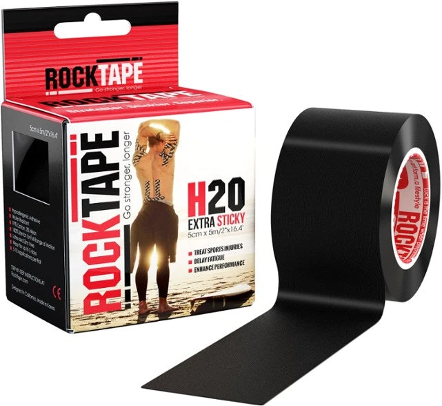 Rocktape 2" H2O Extra Sticky Pre-Cut Kinesiology Tape - 20 Count 3 Rocktape 2" H2O Extra Sticky Pre-Cut Kinesiology Tape - 20 Count - Image 3