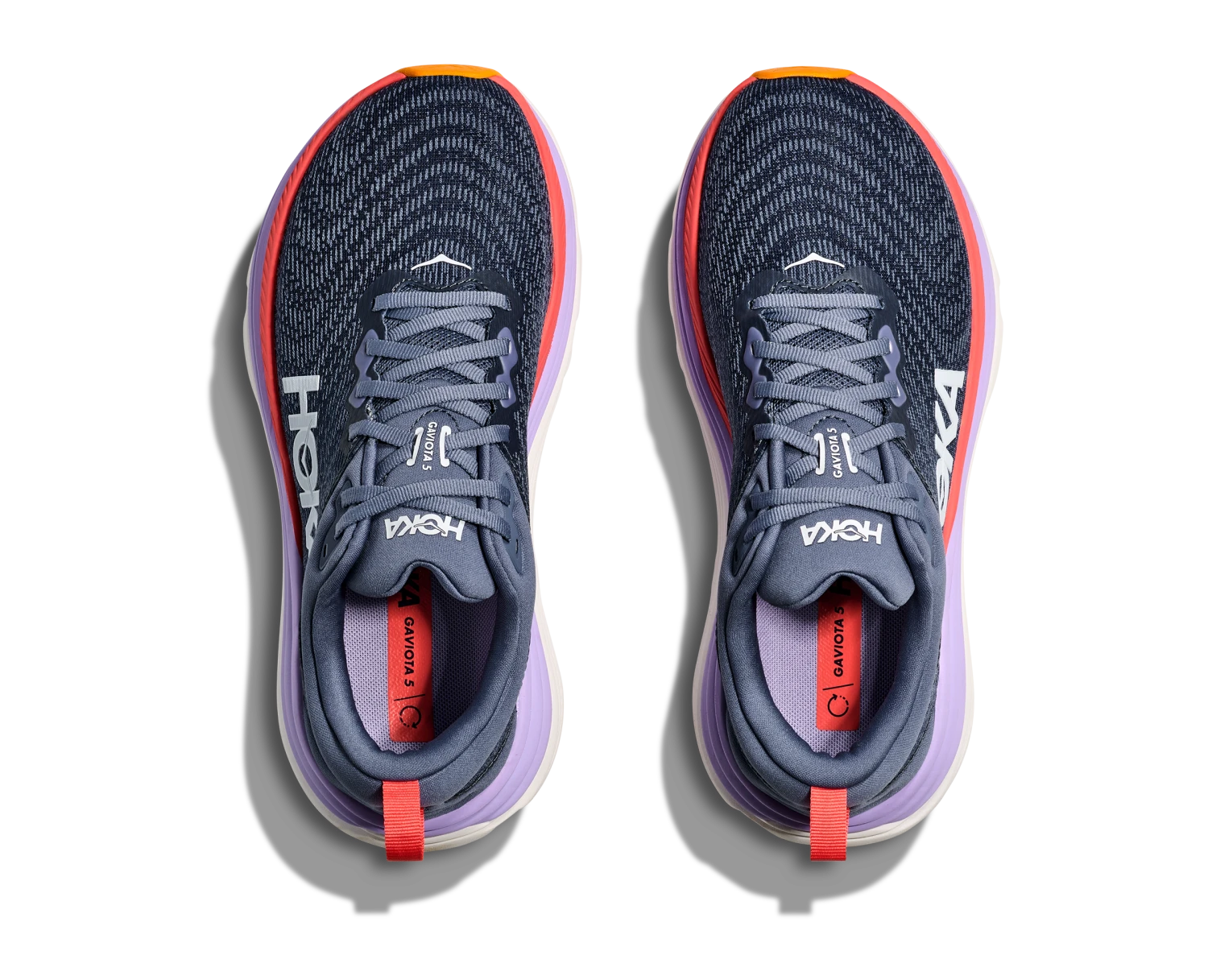 Hoka Women's Gaviota 5 WIDE (ARP - Anchor/Grapefruit) 5 Hoka Women's Gaviota 5 WIDE (ARP - Anchor/Grapefruit) - Image 5