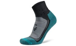 Balega Blister Resist Quarter Running Socks (Grey/Blue)