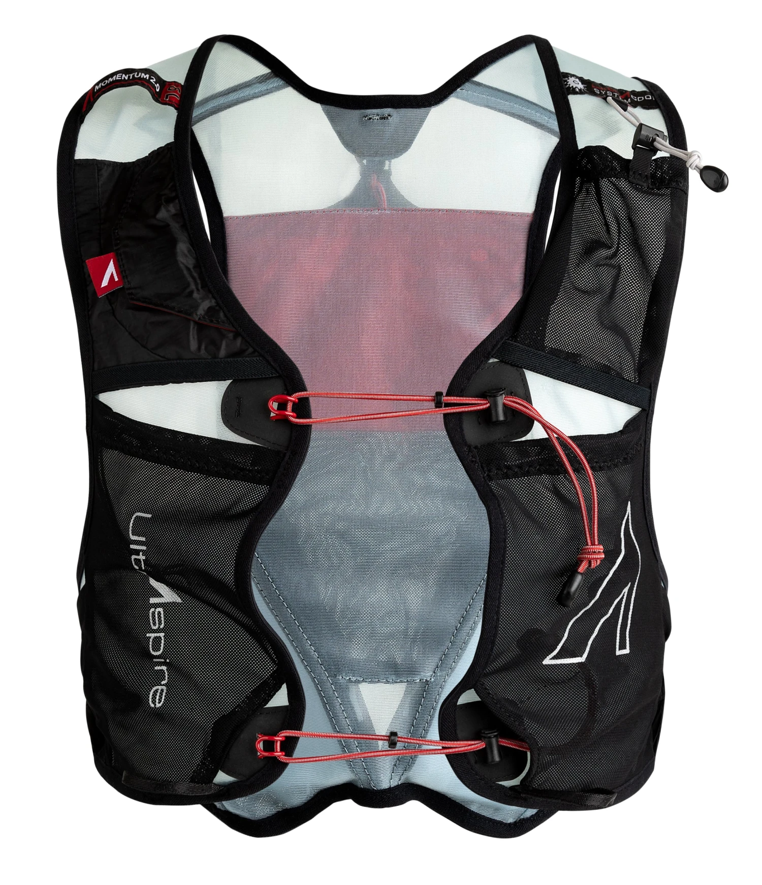 Momentum 2.0 Race Vest - 6L Lightweight Hydration Pack (Black/Red) 1 Momentum 2.0 Race Vest - 6L Lightweight Hydration Pack (Black/Red)