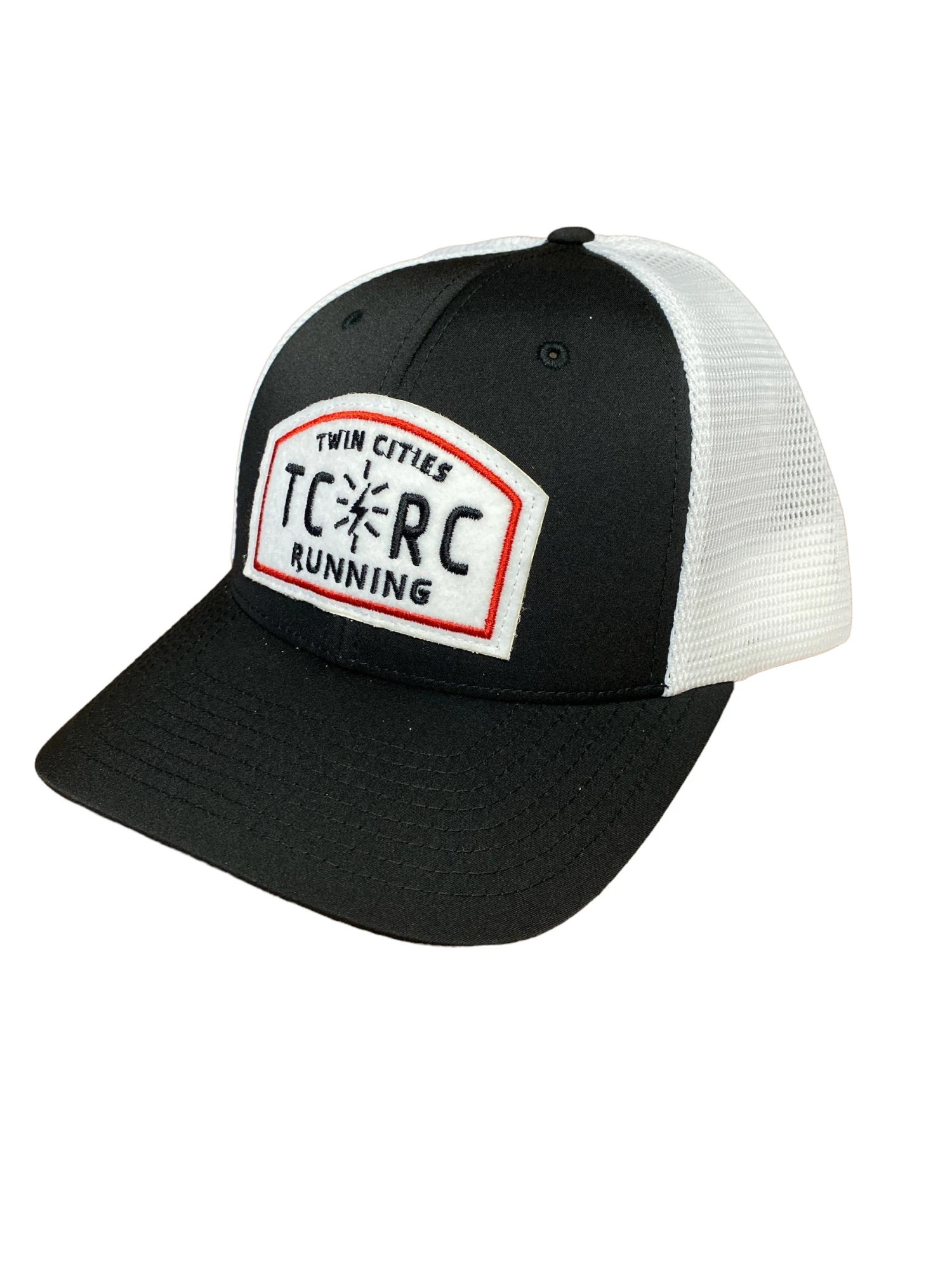 TCRC "Felt Patch" Trucker Hat (Black/White) 1 TCRC "Felt Patch" Trucker Hat (Black/White)