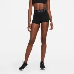 Nike Women's Pro 3" Training Shorts - Black/Iron Grey