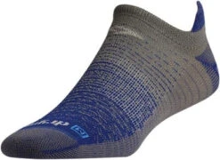 Drymax Thin Running No Show Tab Performance Socks - Royale/Anthracite