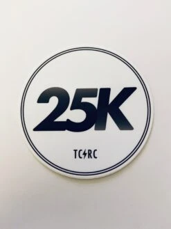 Premium 25K TCRC Commemorative Vinyl Sticker