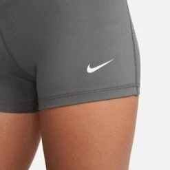 Nike Women's Pro 3" Shorts (068 - Iron Grey/Black/White) -TCRunning Shop AURORA CZ9857 068 PHSYM002 2000