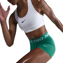 Nike Women's Pro 3" Shorts (326 - Stadium Green/White) 9 Nike Women's Pro 3" Shorts (326 - Stadium Green/White) -TCRunning Shop AURORA CZ9857 326 PHSYM002 2000