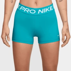 Nike Women's Pro 3" Shorts in Dusty Cactus/White