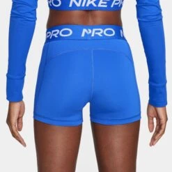 Nike Women's Pro 3" Shorts (407 - Hyper Royal/White) 7 Nike Women's Pro 3" Shorts (407 - Hyper Royal/White) -TCRunning Shop AURORA CZ9857 407 PHSBM001 2000