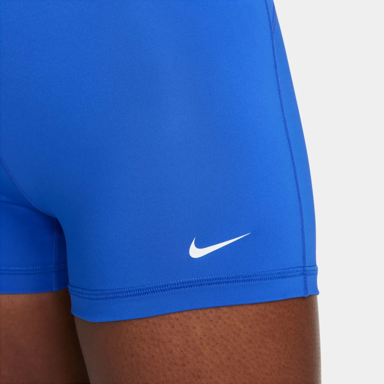 Nike Women's Pro 3" Shorts (407 - Hyper Royal/White) 5 Nike Women's Pro 3" Shorts (407 - Hyper Royal/White) - Image 5